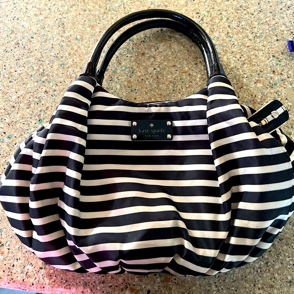 Kate Spade striped handbag!